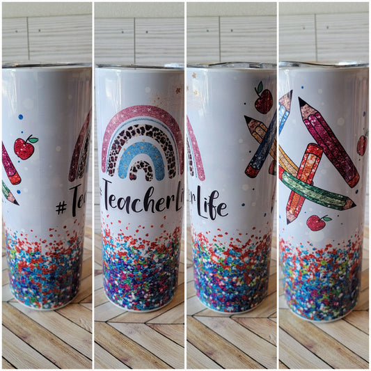 20oz Teacher Life Tumbler