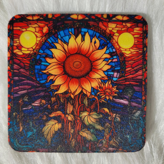 Sunflower House Coaster