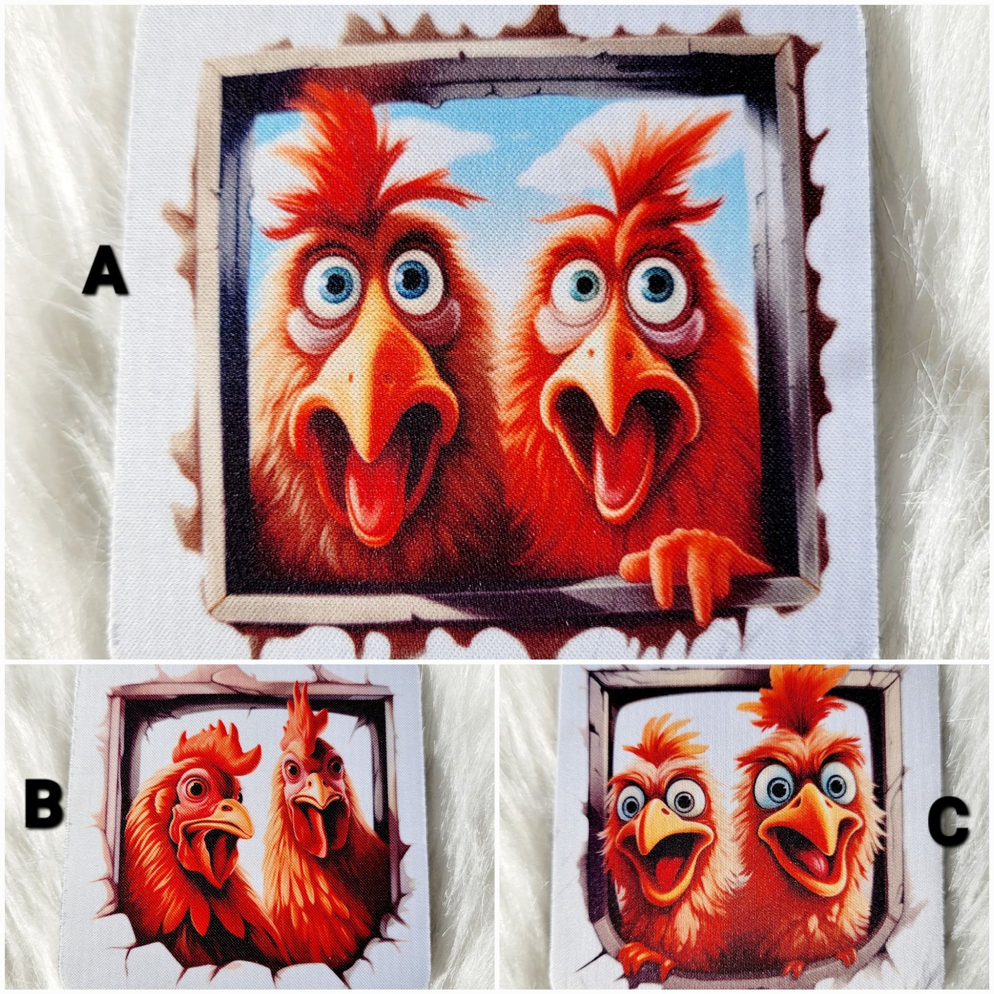 Funny Chicken House Coasters