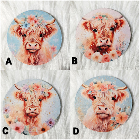 Highland Cow House Coasters