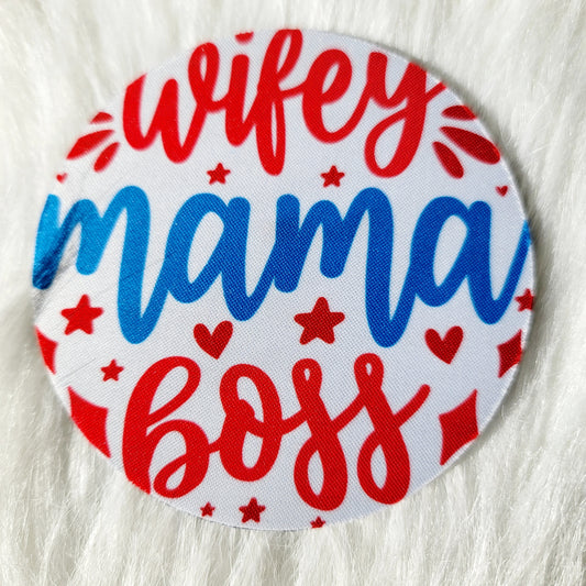 Wifey Mama Boss House Coaster